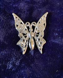 Sterling Silver Butterfly Pendant & Polishing Cloth 202//250